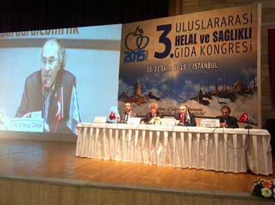 Prof. Dr. Nevzat Tarhan Helal ve Sağlıklı Gıda Kongresi’ne katıldı