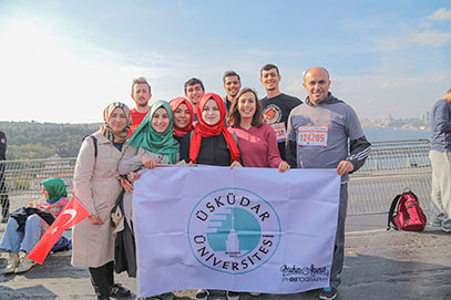 Üsküdar Üniversitesi 37. İstanbul Maratonuna katıldı